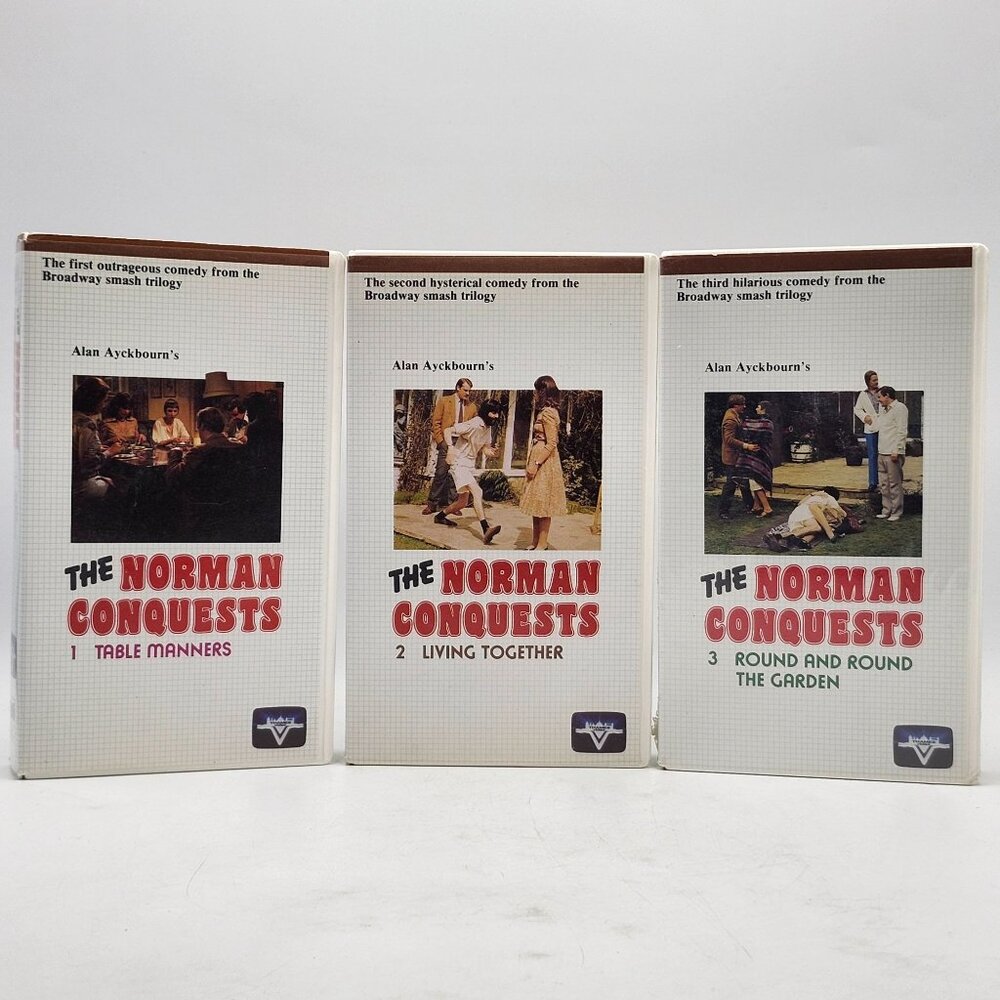 Alan Ayckbourns The Norman Conquests Trilogy VHS Set 1980 1 2 3 HBO Video